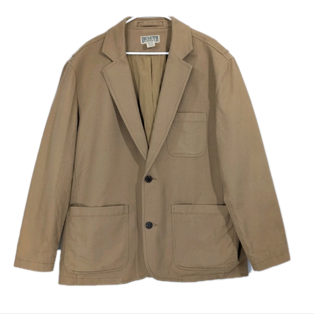 Duluth Trading Co Mens Flex Fire Hose Presentation Jacket XL Casual Blazer